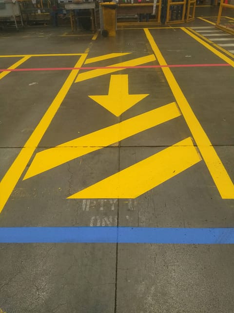 Factory Line Marking Service QLD | Able Line Marking